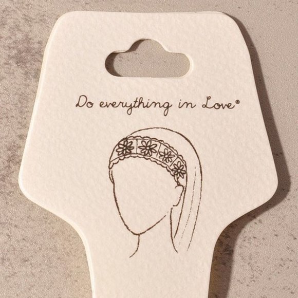 NEW Floral Patchwork Crochet Knit 100% Cotton Soft Hair Accent Headband Hairband - Picture 6 of 13